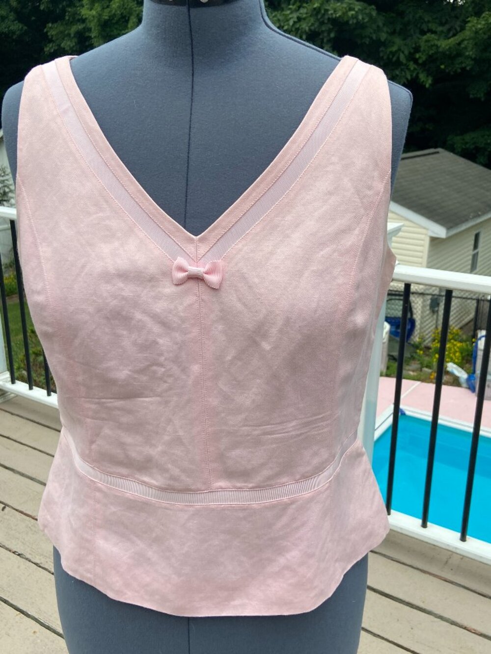 LOFT LINEN SZ 14 PINK